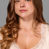 1.5ct East West Oval Brandi Necklace