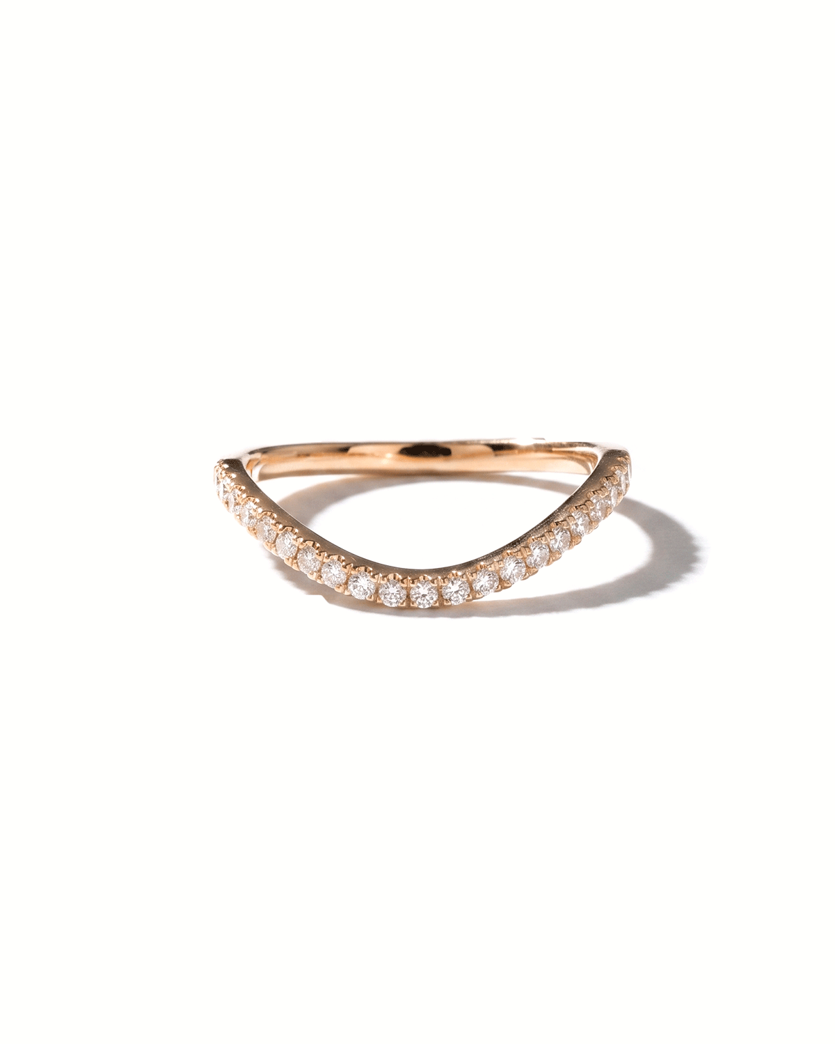 1.6mm Curved Pavé Band