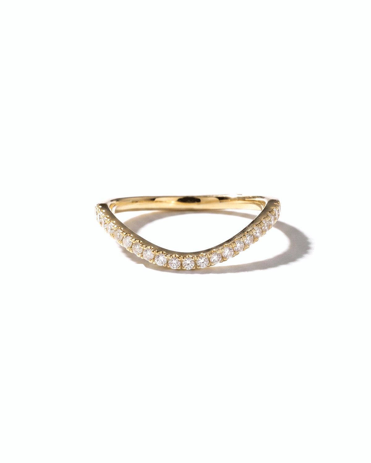 1.6mm Curved Pavé Band