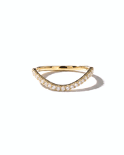 1.6mm Curved Pavé Band