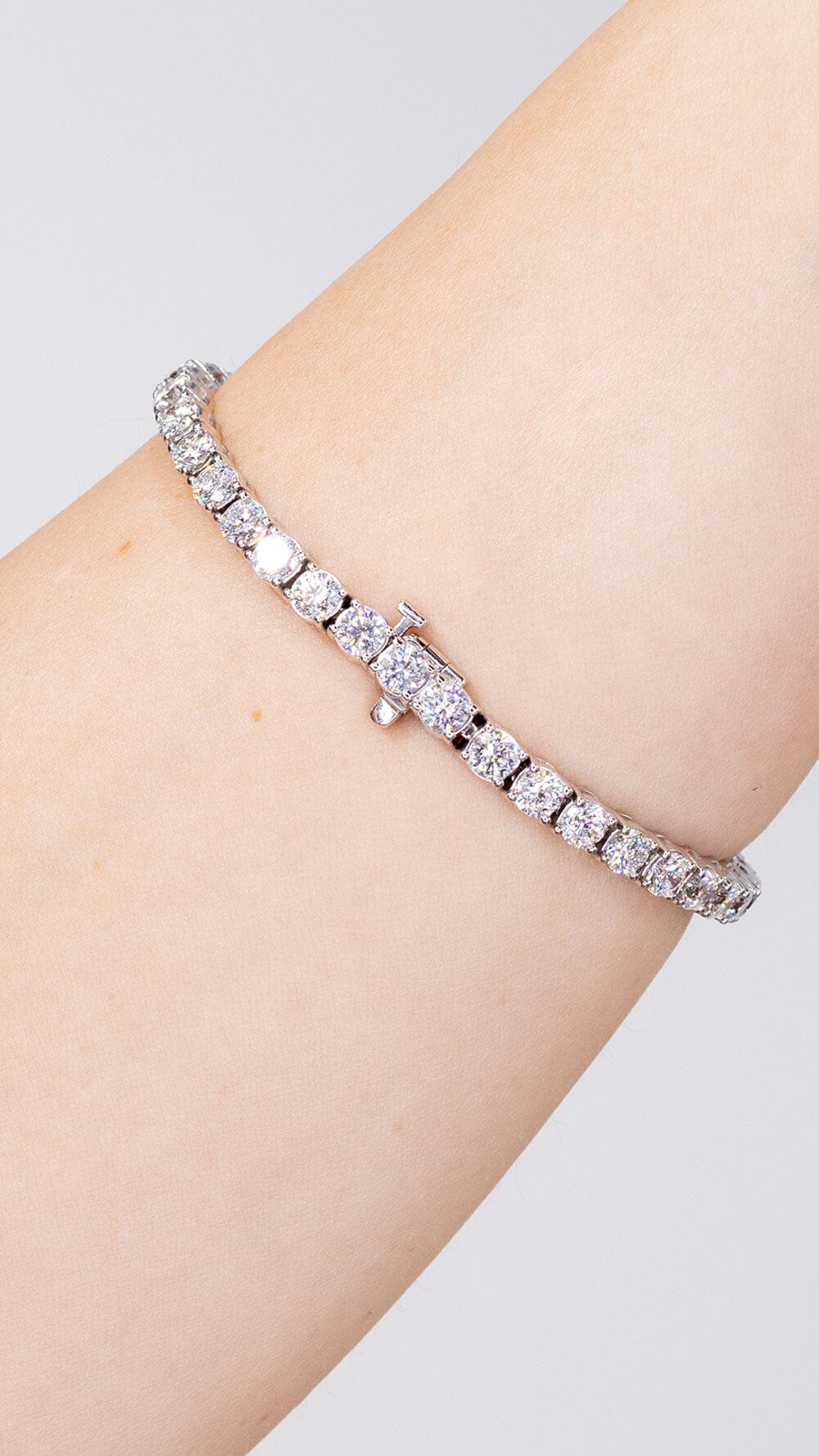 10.03ct F+ VS+ Lab Diamond Tennis Bracelet Bracelets Princess Bride Diamonds 