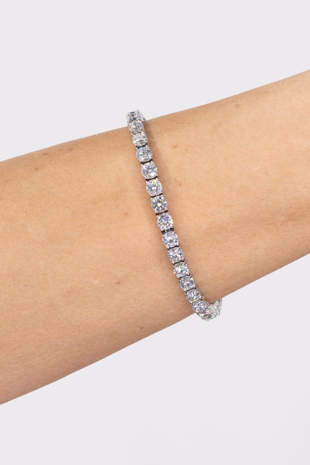 10.03ct F+ VS+ Lab Diamond Tennis Bracelet Bracelets Princess Bride Diamonds 