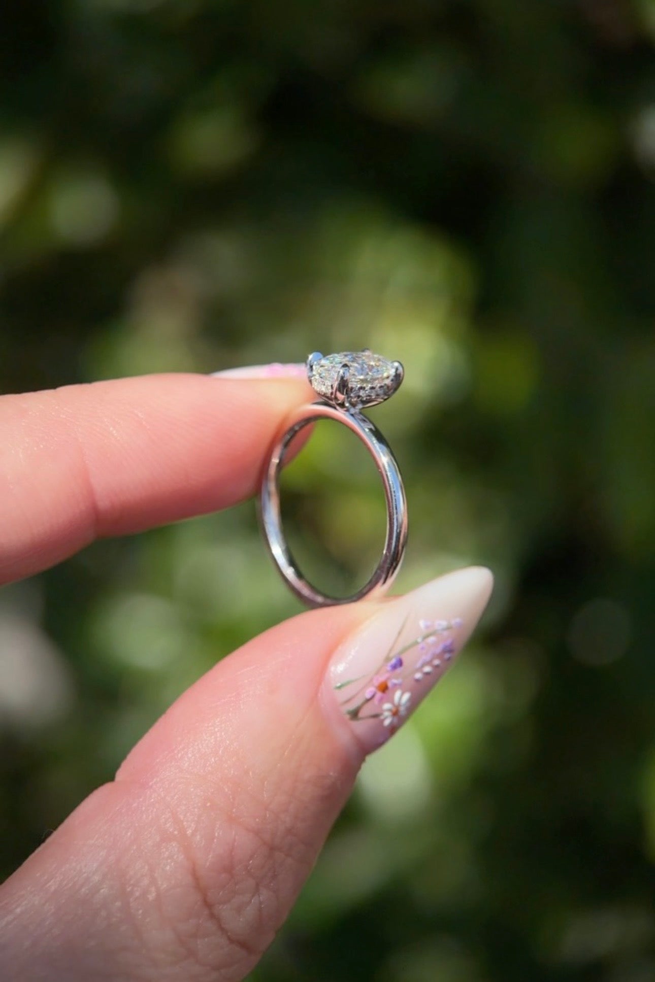 1.00ct D - VS1 Oval Lab Diamond Kayla - PBD Engagement Rings
