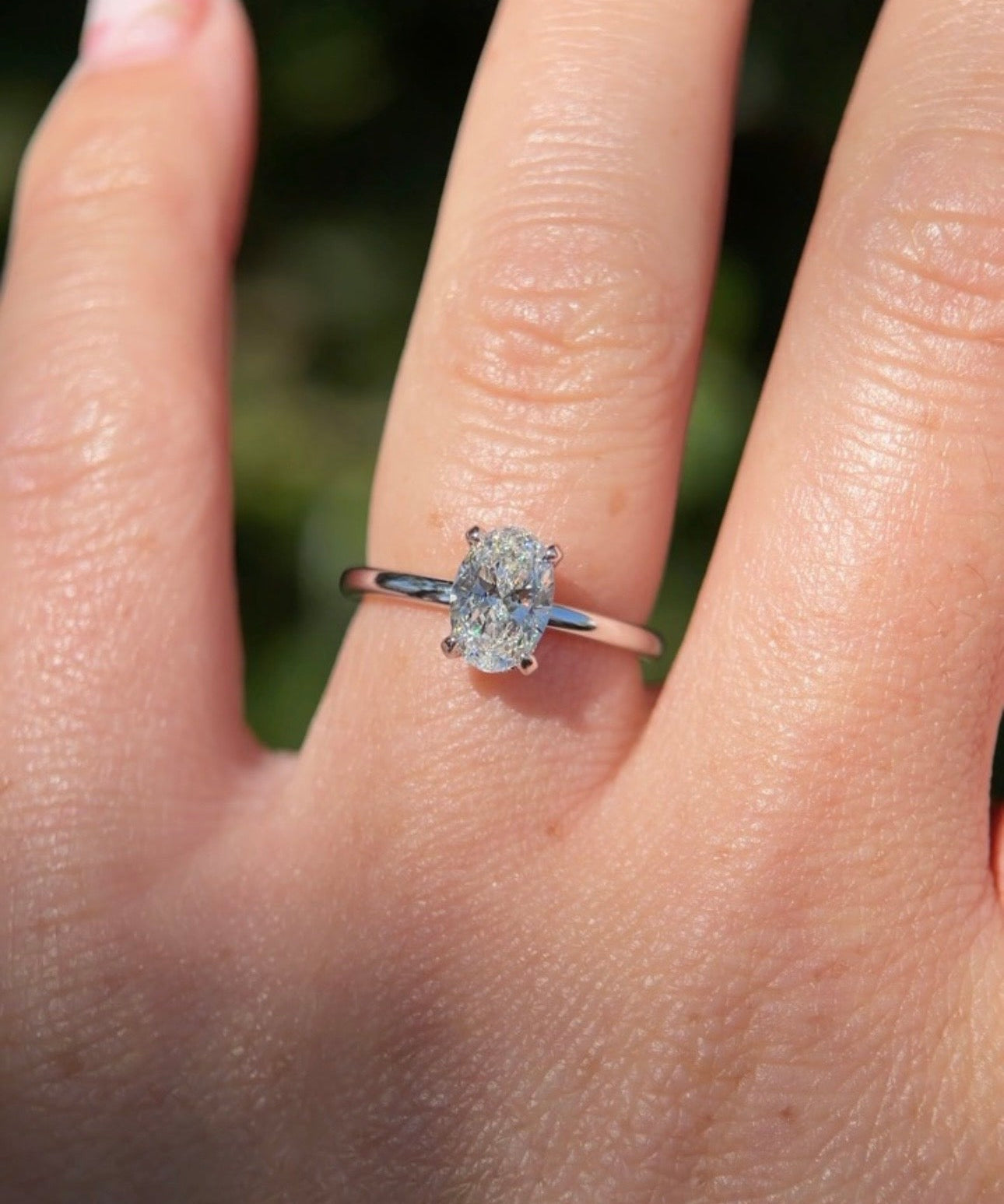 1.00ct D - VS1 Oval Lab Diamond Kayla - PBD Engagement Rings