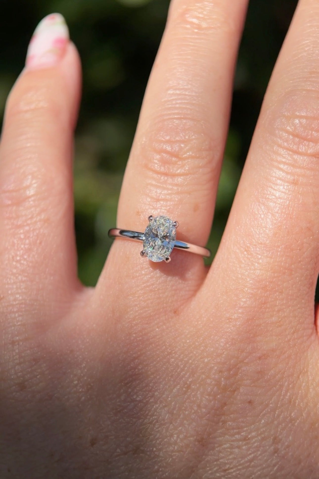 1.00ct D - VS1 Oval Lab Diamond Kayla - PBD Engagement Rings
