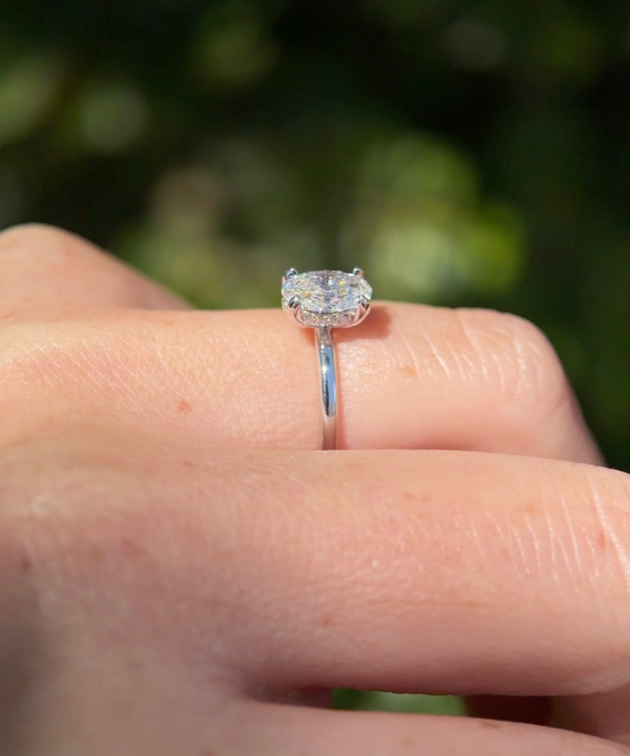 1.00ct D - VS1 Oval Lab Diamond Kayla - PBD Engagement Rings