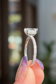 1.00ct D - VS1 Radiant Lab Diamond Kayla - PBD Engagement Rings