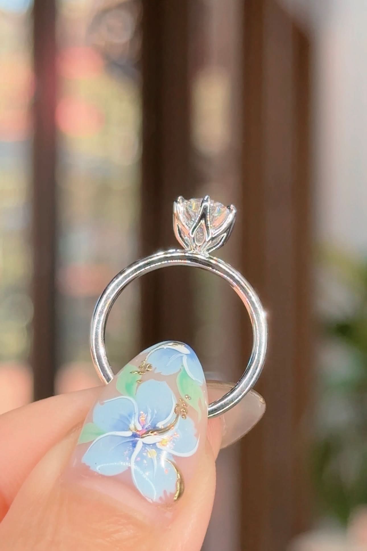 1.00ct D - VS1 Round Lab Diamond Caraline - PBD Engagement Rings