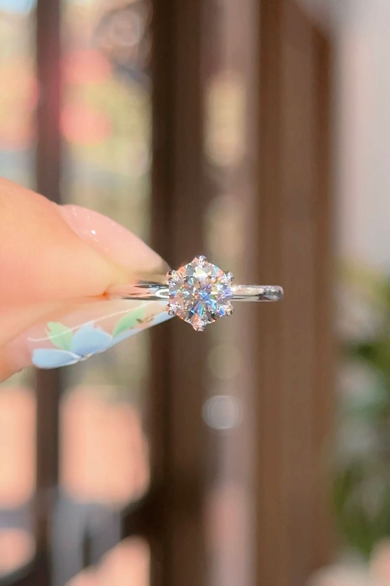 1.00ct D - VS1 Round Lab Diamond Caraline - PBD Engagement Rings