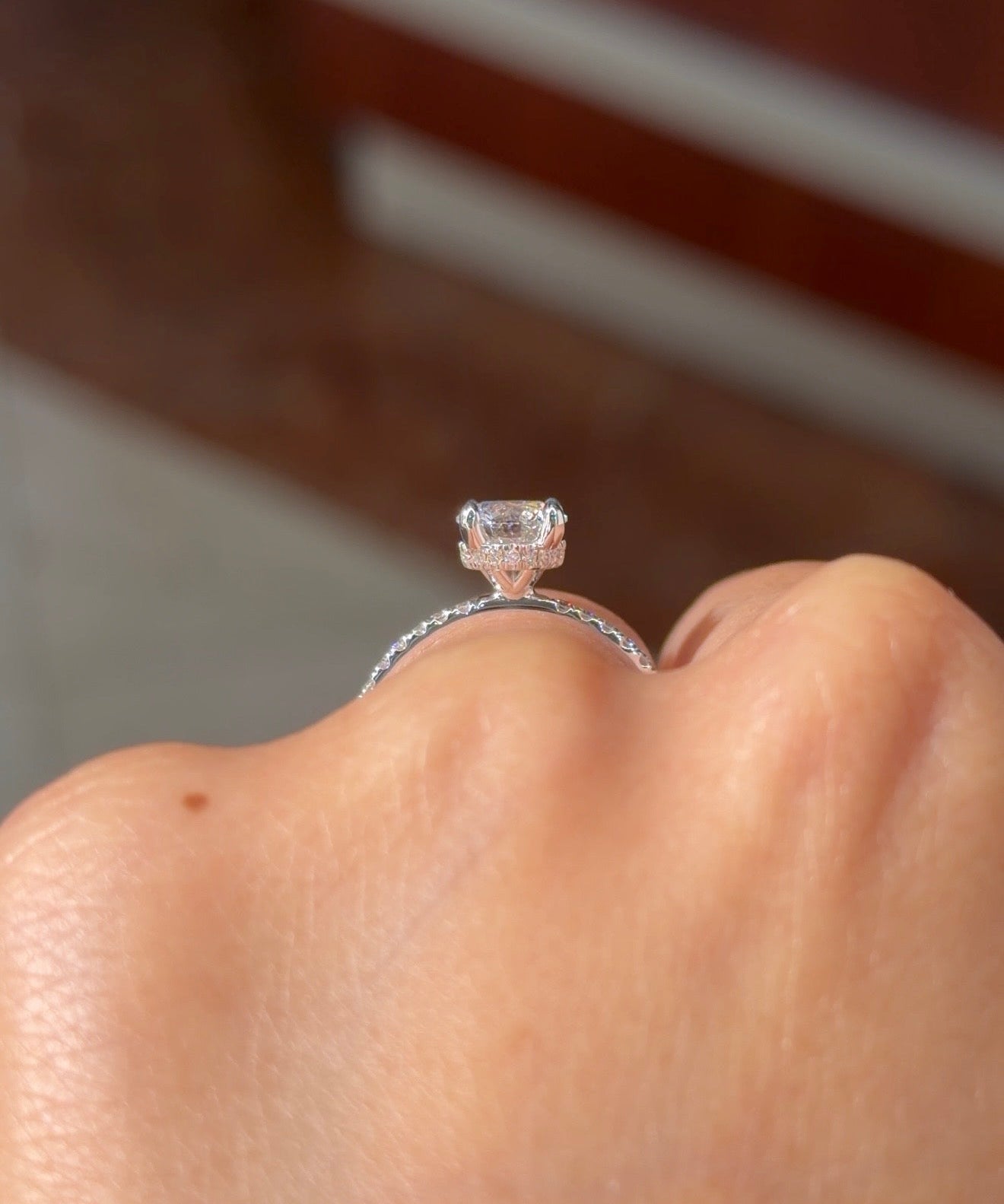 1.00ct D-VVS2 Round Lab Diamond Stephanie - PBD Engagement Rings