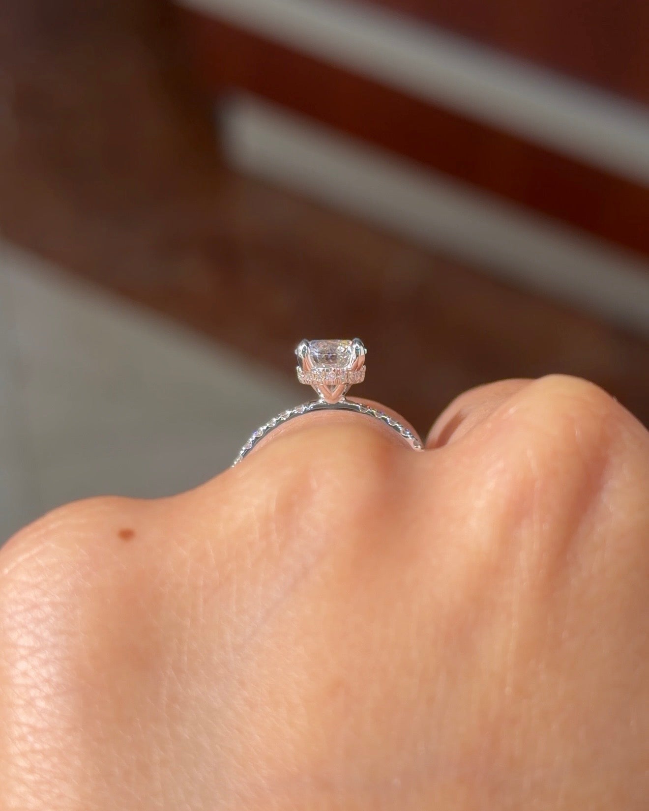 1.00ct D-VVS2 Round Lab Diamond Stephanie - PBD Engagement Rings