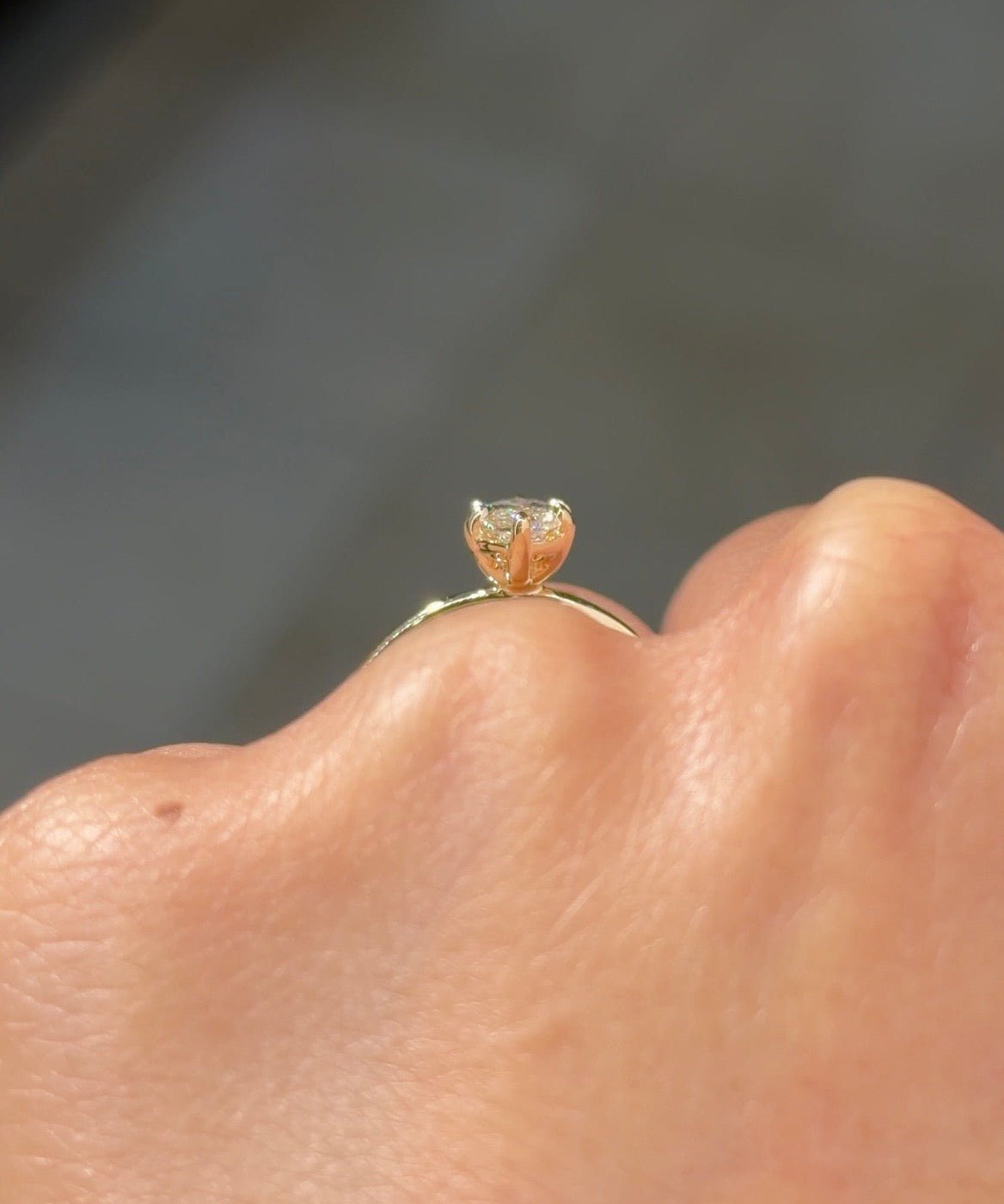 1.00ct E-VVS2 Marquise Lab Diamond Leah - PBD Engagement Rings