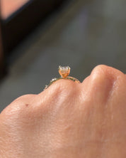 1.00ct E-VVS2 Oval Lab Diamond Daisy - PBD Engagement Rings