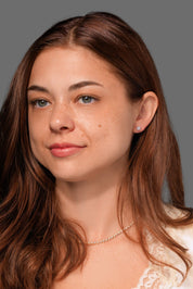 1.00ct F - SI1 Core Princess Cut Natural Diamond Studs - PBD Earrings