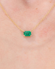 1.00ct Natural Emerald Necklace Necklaces Princess Bride Diamonds 