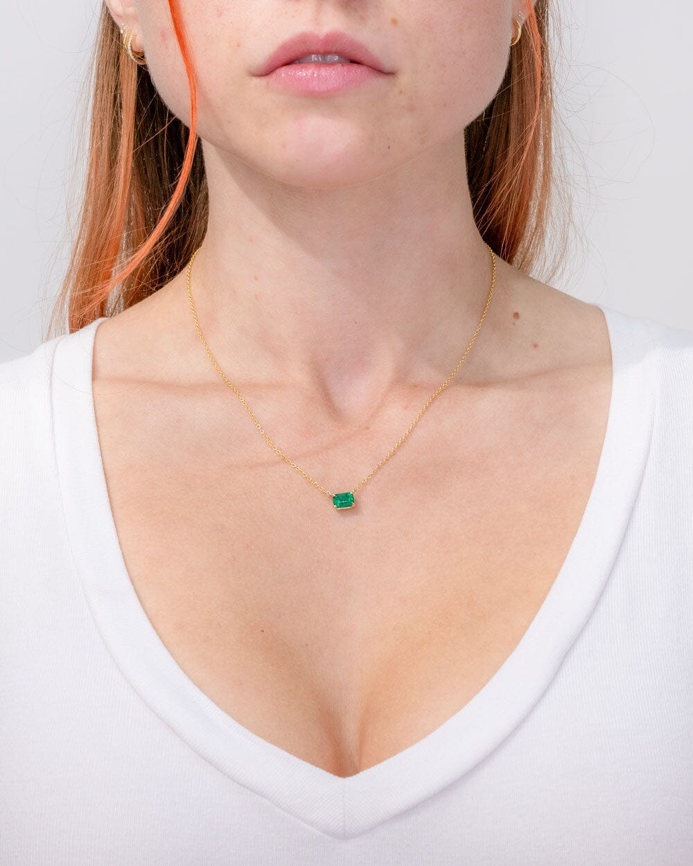 1.00ct Natural Emerald Necklace Necklaces Princess Bride Diamonds 