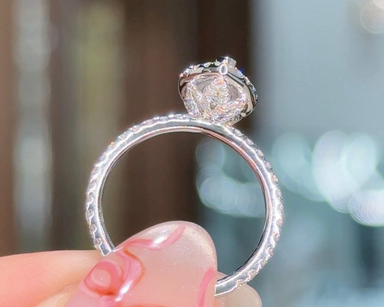 1.01ct D-VS1 Marquise Lab Diamond Leilani Engagement Rings Princess Bride Diamonds 