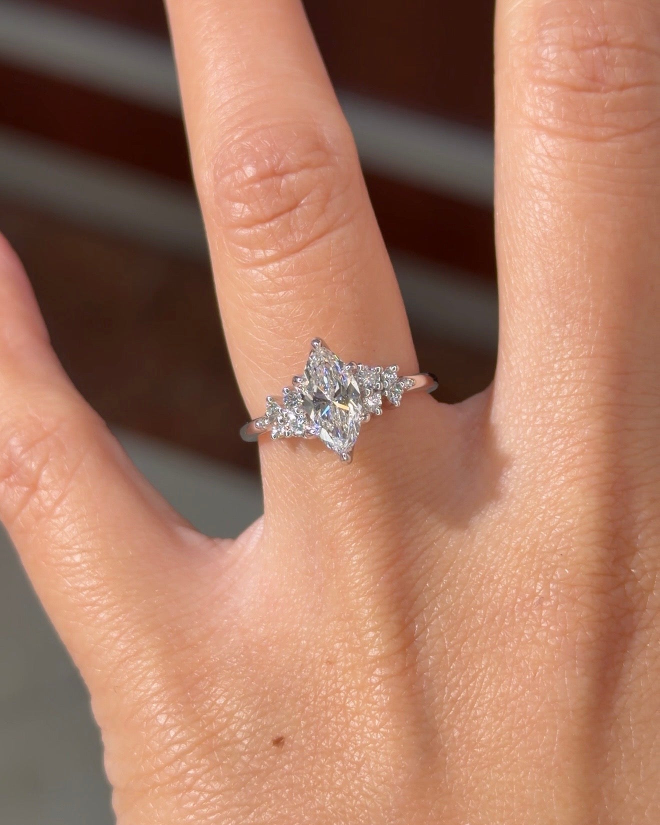 1.01ct D-VS1 Marquise Lab Diamond Nova - PBD Engagement Rings