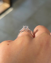 1.01ct D - VS1 Oval Lab Diamond Lindsey - PBD Engagement Rings