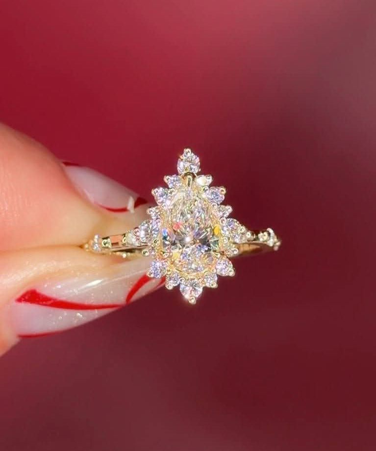 1.01ct D - VS1 Pear Lab Diamond Kaia - PBD Engagement Rings