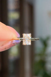 1.01ct D - VS1 Radiant Lab Diamond Kayla - PBD Engagement Rings