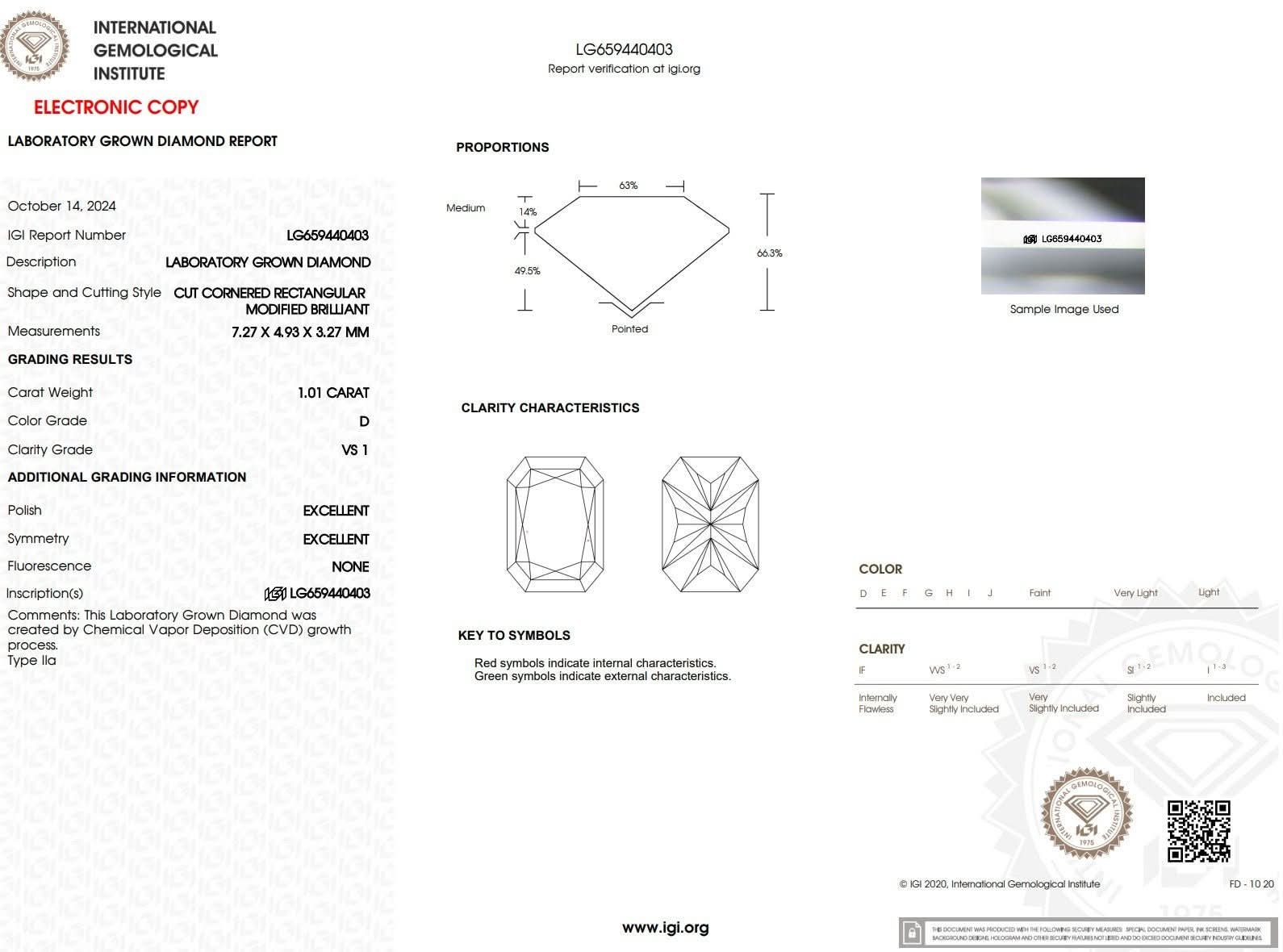 1.01ct D - VS1 Radiant Lab Diamond Kayla - PBD Engagement Rings