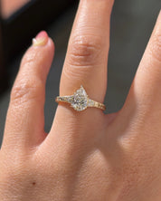 1.01ct D-VVS2 Pear Lab Diamond Isla - PBD Engagement Rings