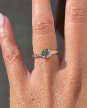 1.01ct D - VVS2 Round Lab Diamond Isla - PBD Engagement Rings