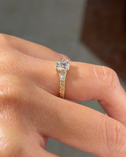 1.01ct D - VVS2 Round Lab Diamond Isla - PBD Engagement Rings