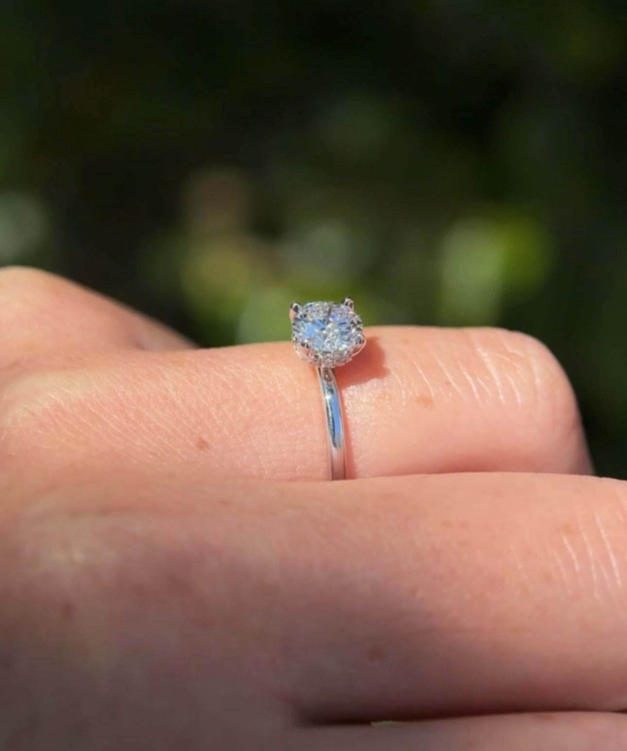 1.01ct D - VVS2 Round Lab Diamond Stephanie - PBD Engagement Rings