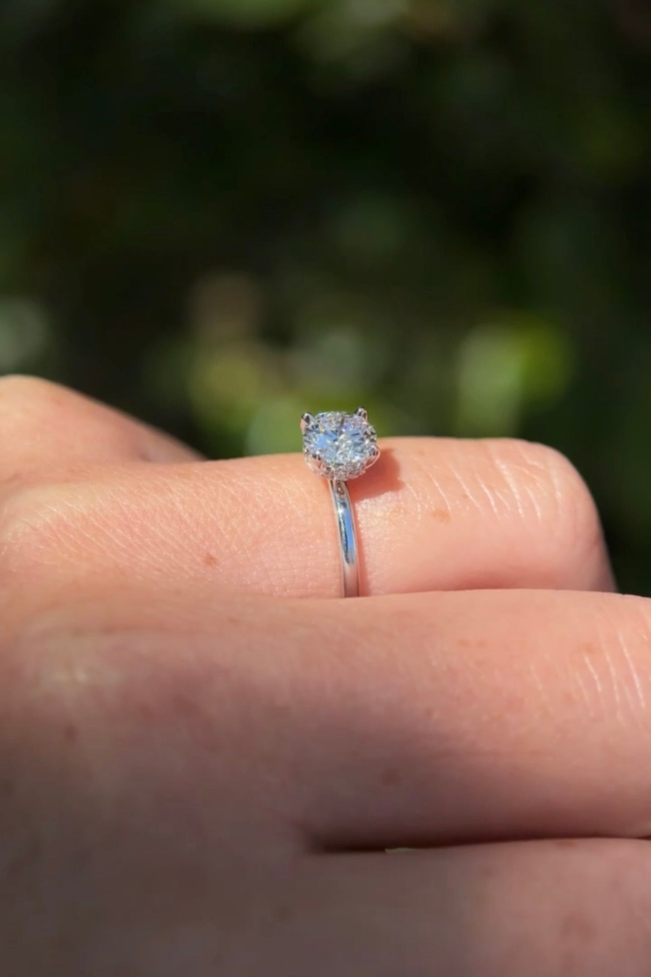 1.01ct D - VVS2 Round Lab Diamond Stephanie - PBD Engagement Rings