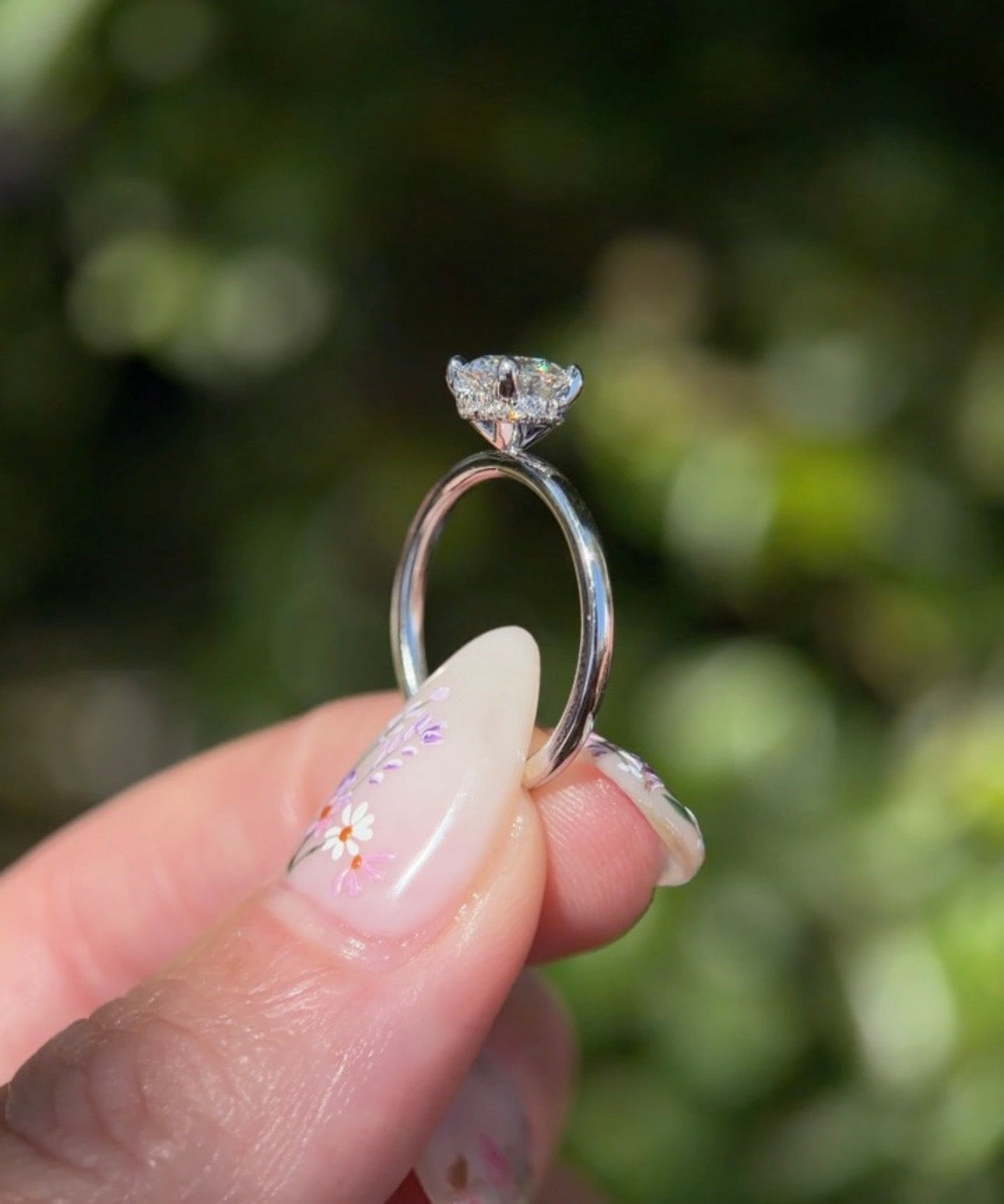 1.01ct D - VVS2 Round Lab Diamond Stephanie - PBD Engagement Rings
