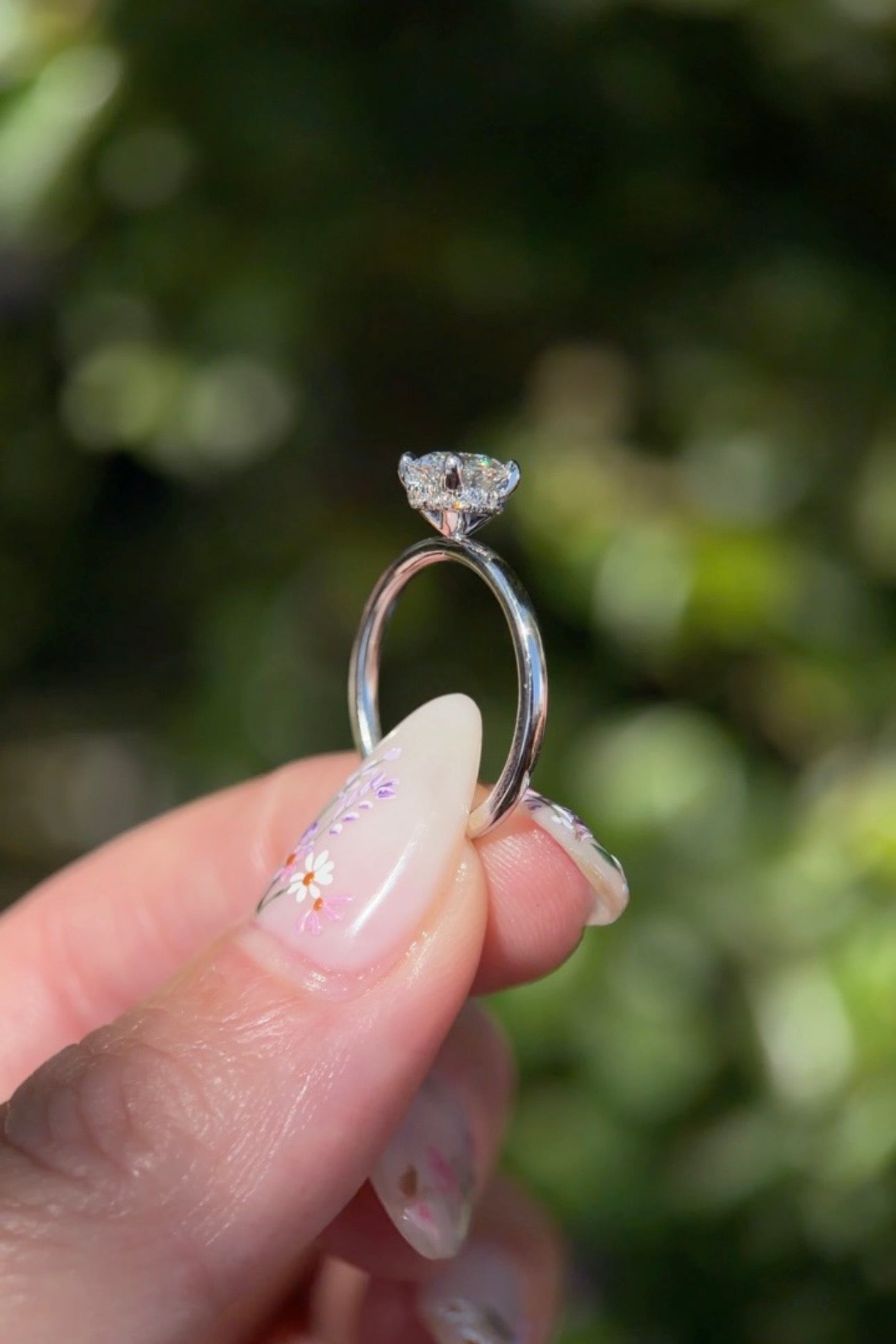 1.01ct D - VVS2 Round Lab Diamond Stephanie - PBD Engagement Rings