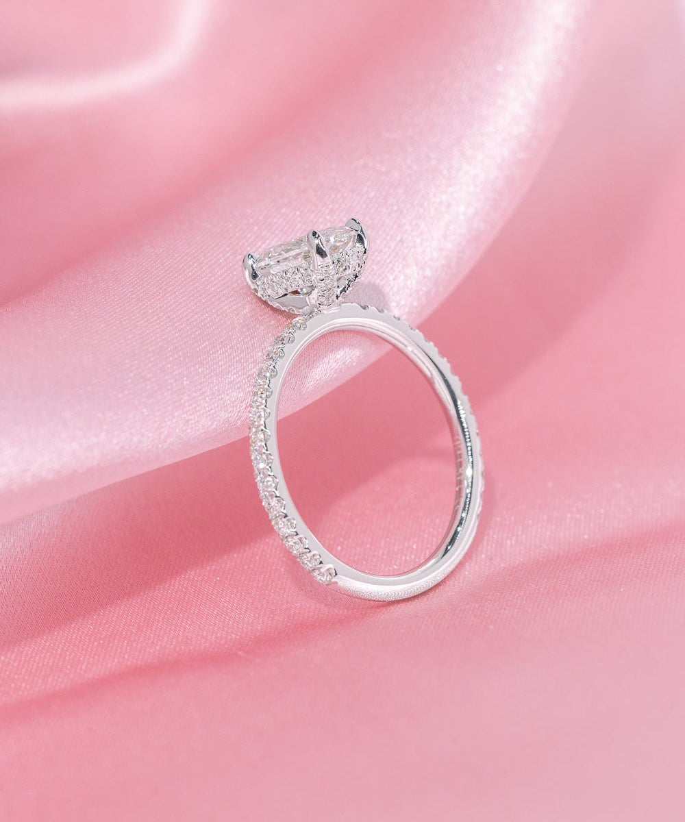 1.01ct F - VVS2 Oval Lab Diamond Shelby - PBD Engagement Rings