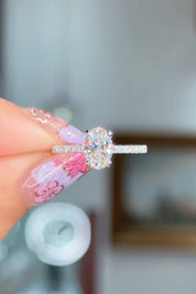 1.02ct D-VS1 Oval Lab Diamond Stephanie Engagement Rings Princess Bride Diamonds 