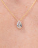 1.02ct D-VS1 Pear Lab Diamond Pendant Necklaces Princess Bride Diamonds 