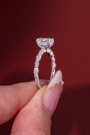 1.02ct D - VVS2 Oval Lab Diamond Rei - PBD Engagement Rings