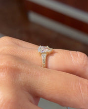 1.02ct D-VVS2 Pear Lab Diamond Isla - PBD Engagement Rings