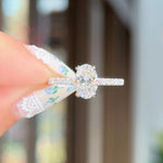 1.02ct E-VS1 Oval Lab Diamond Shelby Engagement Rings Princess Bride Diamonds 