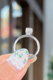 1.02ct E - VS1 Oval Lab Diamond Shelby - PBD Engagement Rings