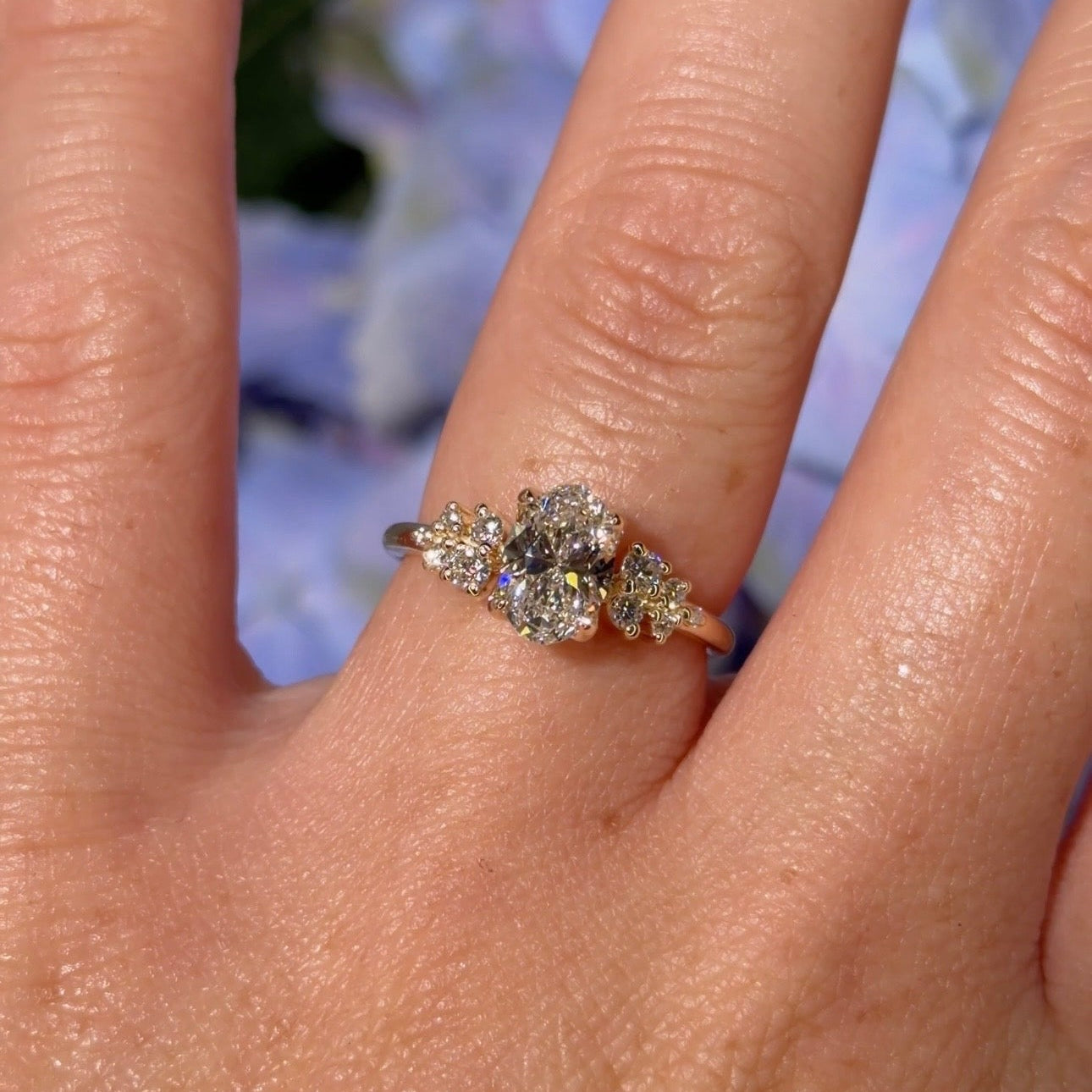 1.02ct E - VVS2 Oval Lab Diamond Nova - PBD Engagement Rings