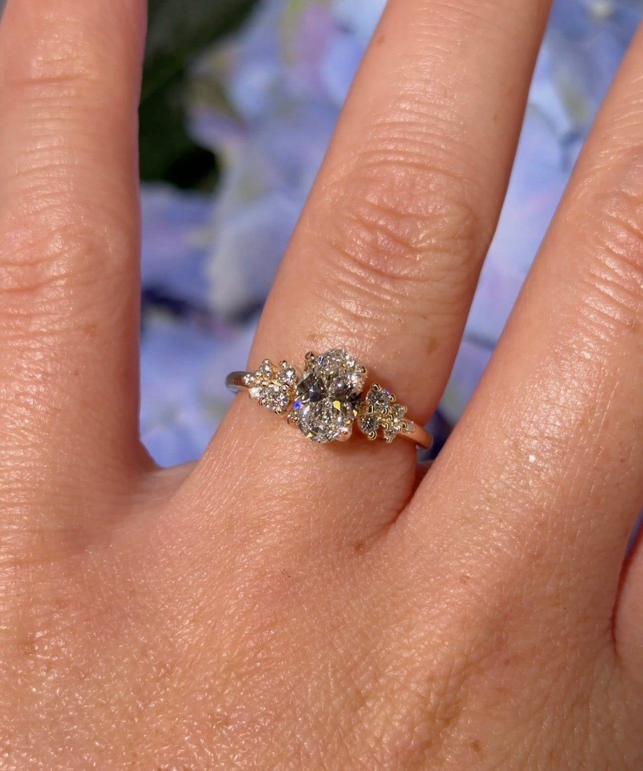 1.02ct E - VVS2 Oval Lab Diamond Nova - PBD Engagement Rings