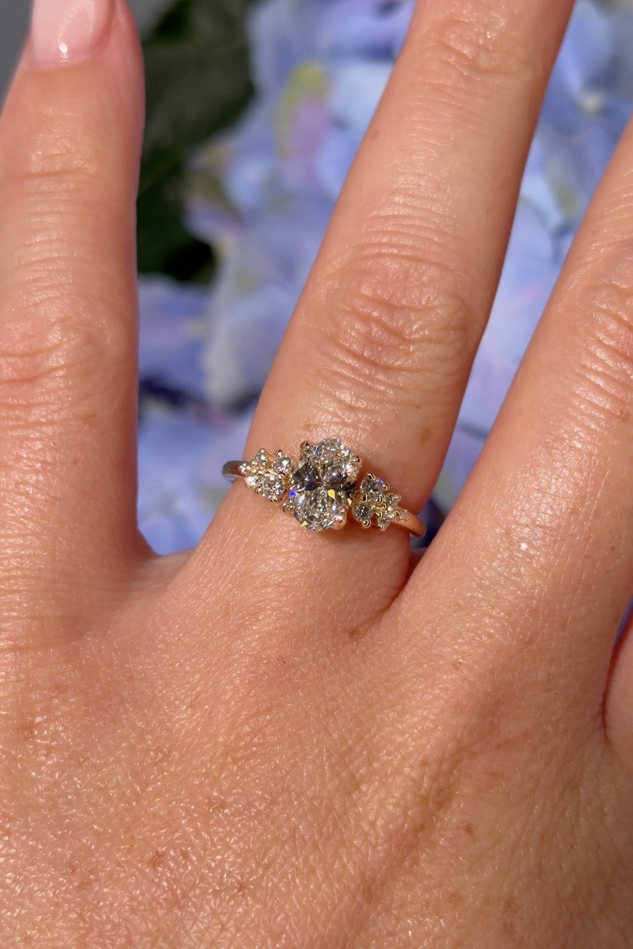 1.02ct E - VVS2 Oval Lab Diamond Nova - PBD Engagement Rings