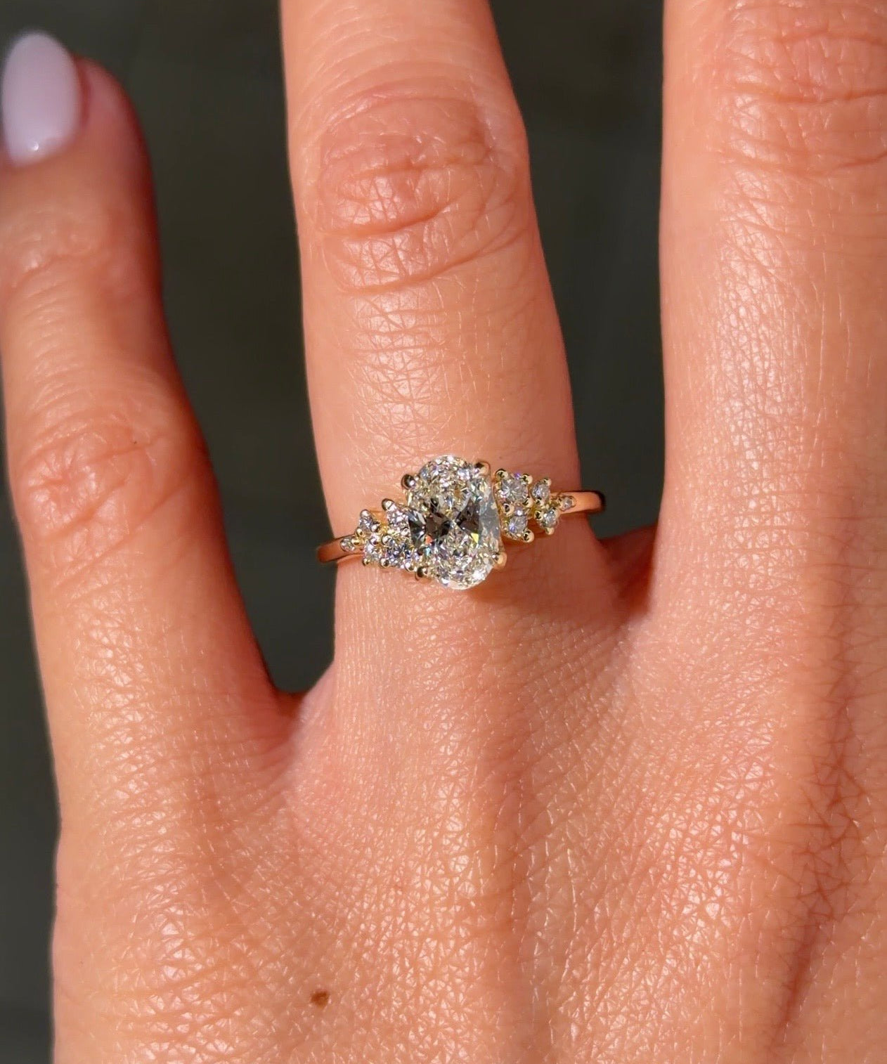 1.03ct D - VS1 Oval Lab Diamond Nova - PBD Engagement Rings