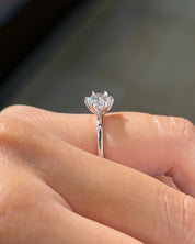 1.03ct D-VVS2 Round Lab Diamond Caraline - PBD Engagement Rings