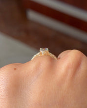 1.04ct D-VS1 Oval Lab Diamond Isla - PBD Engagement Rings