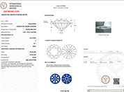 1.04ct D-VS1 Round Lab Diamond Lila Engagement Rings Princess Bride Diamonds 