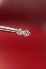 1.04ct D-VVS1 Core Round Lab Diamond Martini Studs
