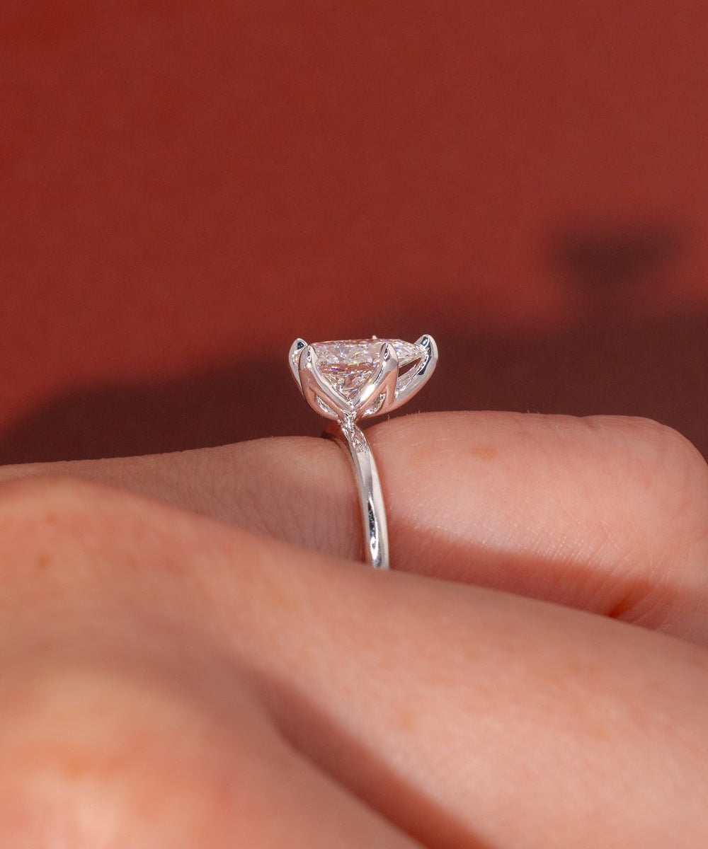 1.04ct D - VVS2 Pear Lab Diamond Caraline - PBD Engagement Rings