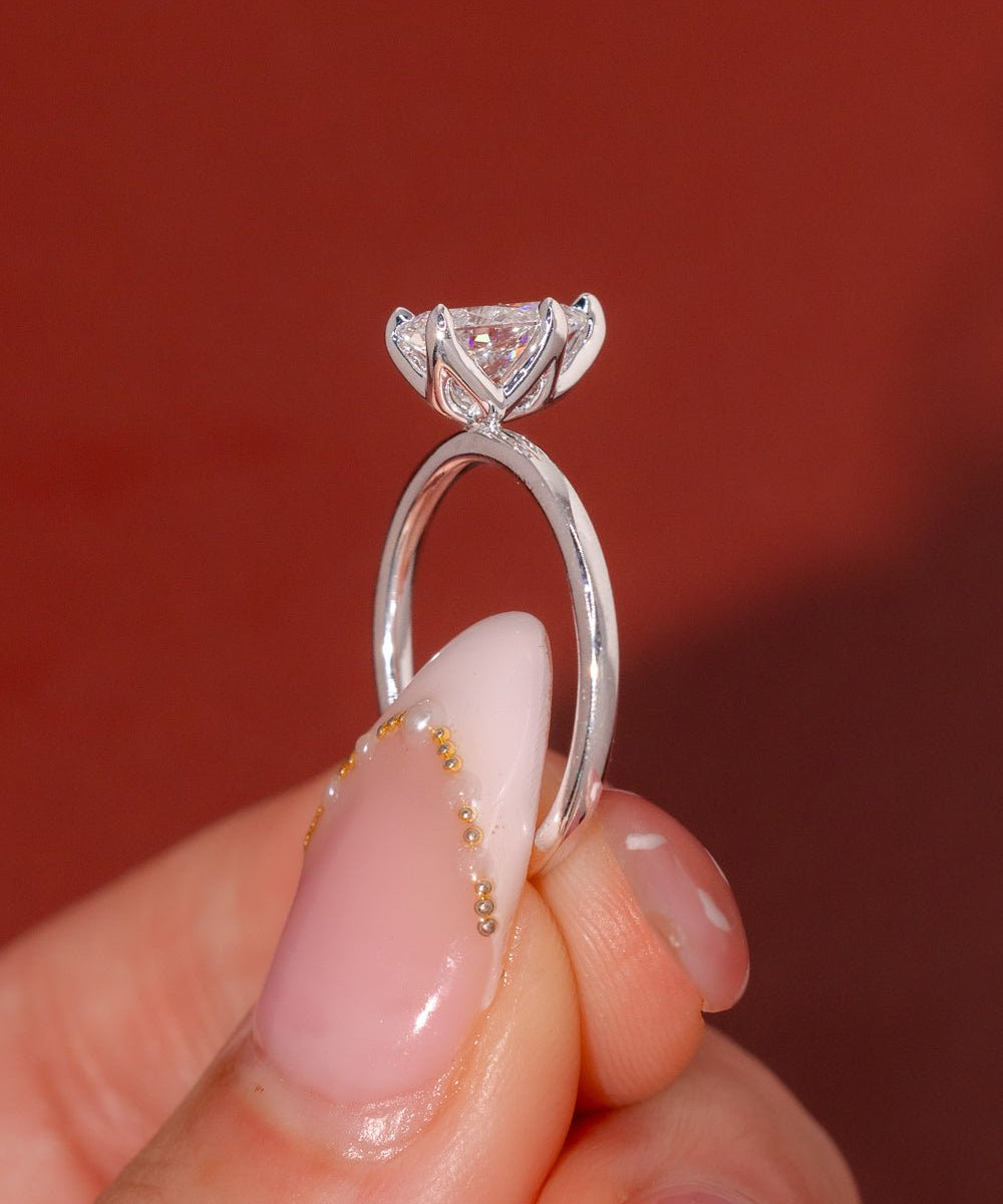 1.04ct D - VVS2 Pear Lab Diamond Caraline - PBD Engagement Rings